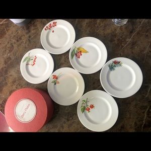 Brand New Crate & Barrel Salad/Desert Plates